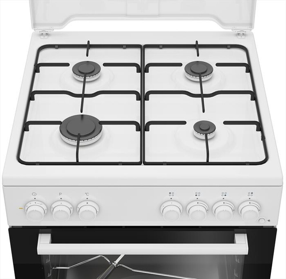 "BEKO - Cucina a gas FBG62010DW Classe A-Bianco"