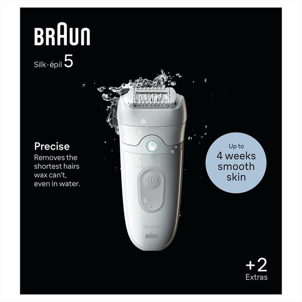 Immagine del prodotto BRAUN - Epilatore SILK-&Eacute;PIL 5 5-011-BIANCO/GRIGIO