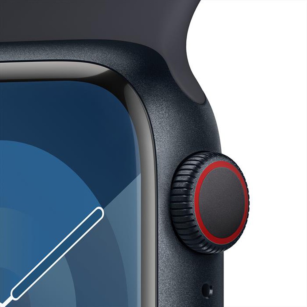 "APPLE - Watch Series 9 GPS + Cellular Cassa 41mm - M/L-Mezzanotte"