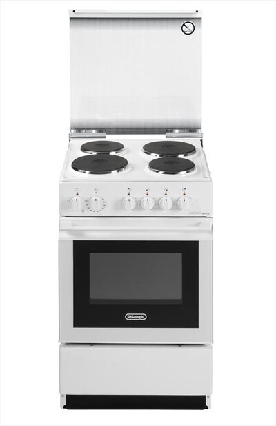 DE LONGHI - Cucina elettrica SEW 554 P N ED Classe B-Bianco