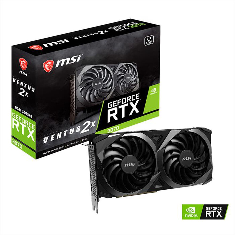 Immagine del prodotto MSI - GEFORCE RTX 3070 VENTUS 3X 8G OC LHR