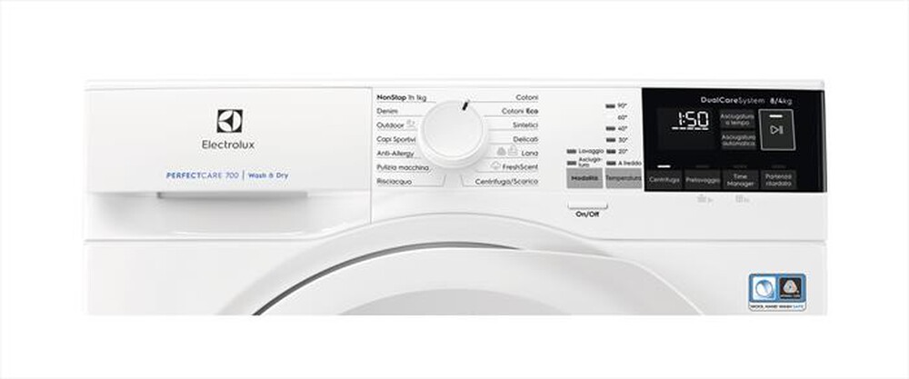 Immagine del prodotto ELECTROLUX - Lavasciuga EW7W484W 8/4 Kg Classe E-Bianco
