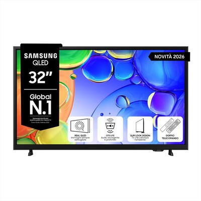 SAMSUNG - Smart TV QLED 4K 32" QE32Q5FAAUXZT-Black
