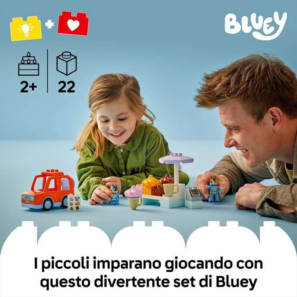 Immagine del prodotto LEGO - DUPLO BLUEY Visita alla gelateria di BLUEY 10458