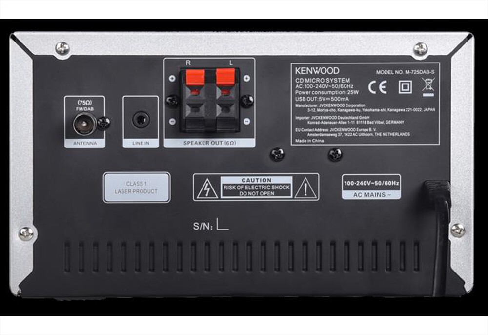 "KENWOOD - Micro HiFi M-725DAB-NERO"