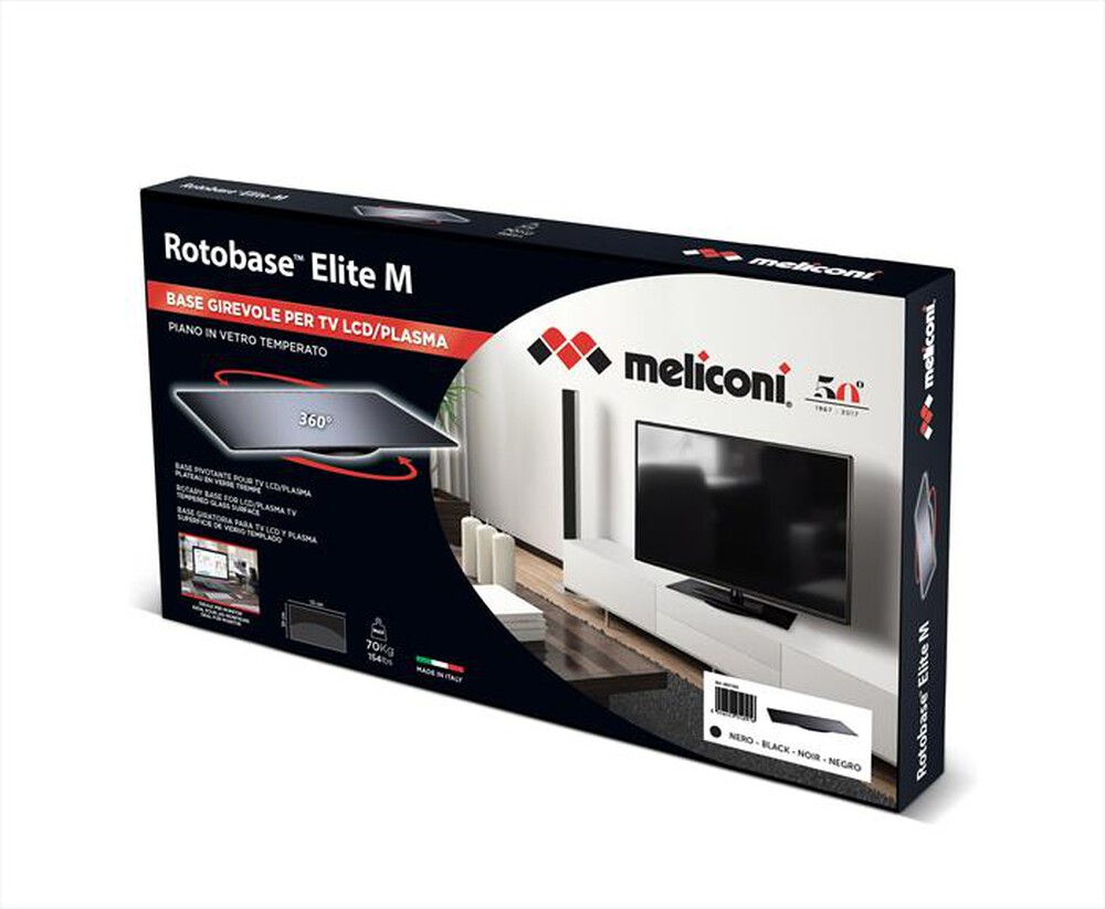 "MELICONI - Rotobase Elite M-Nero"