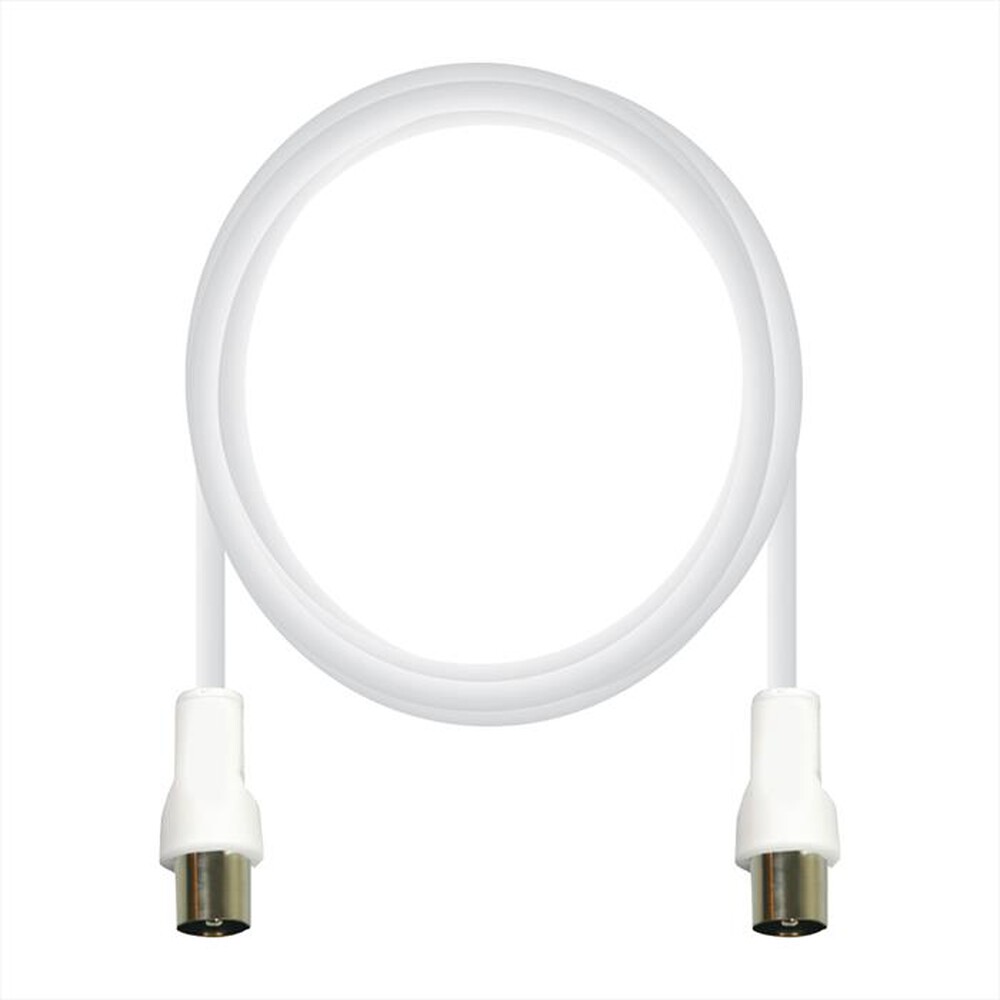 Immagine del prodotto SBS - Cavo antenna cavo 1,5m,coax-plugcoax socket-Bianco