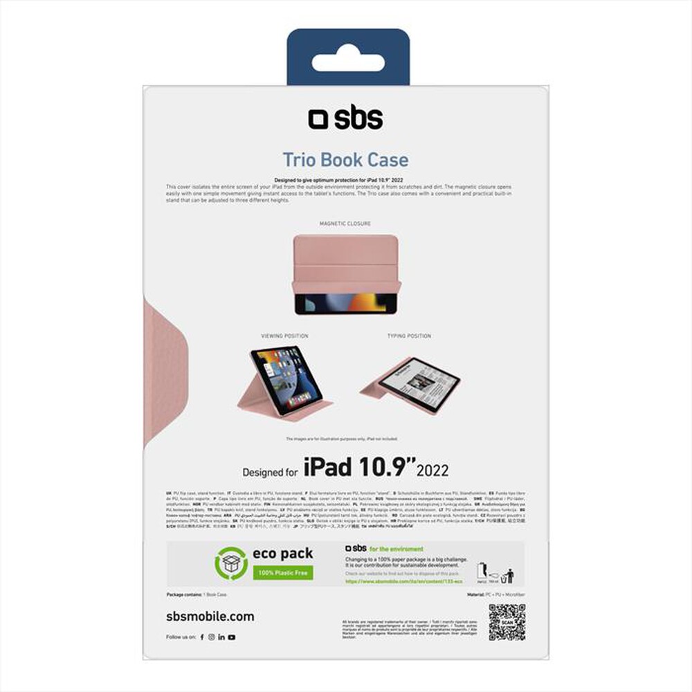 "SBS - Cover TABKPROIPAD22P-Rosa"