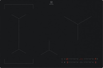 ELECTROLUX - Piano cottura elettrico EIV83443CT 78cm-Nero opaco