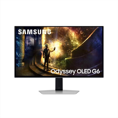 SAMSUNG - MONITOR GAMING ODYSSEY OLED G6  - G61SD DA 27''-Silver