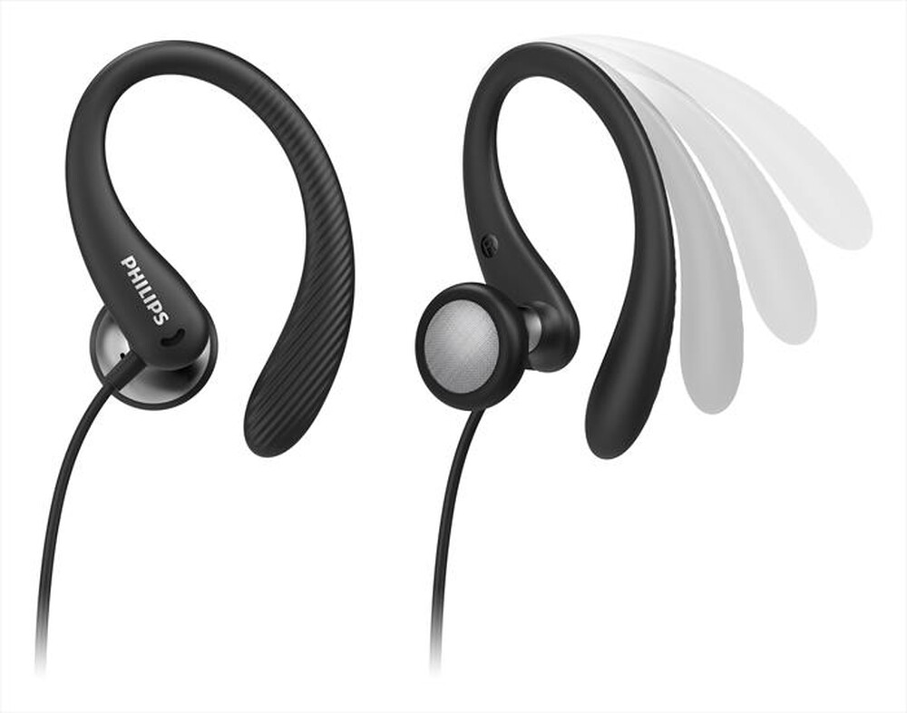 "PHILIPS - TAA1105BK/00-Cuffie Sport con filo - Nero"