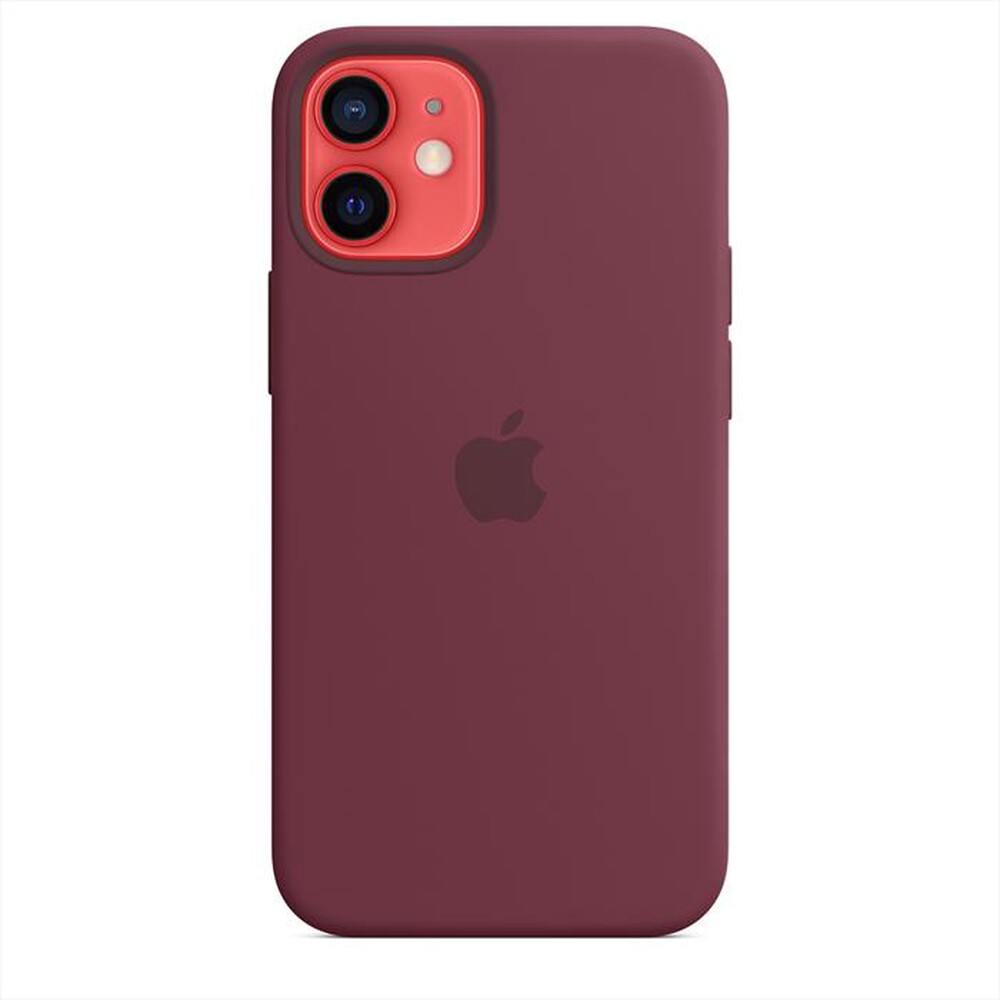 "APPLE - Custodia MagSafe in silicone per iPhone 12 Mini-Prugna"