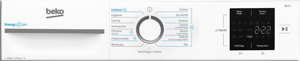 Immagine del prodotto BEKO - Lavatrice BMWU31021W 10 Kg Classe A-White