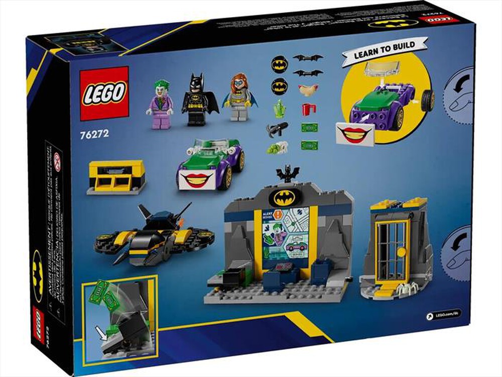 "LEGO - Batcaverna con Batman, Batgirl e The Joker - 76272-Multicolore"