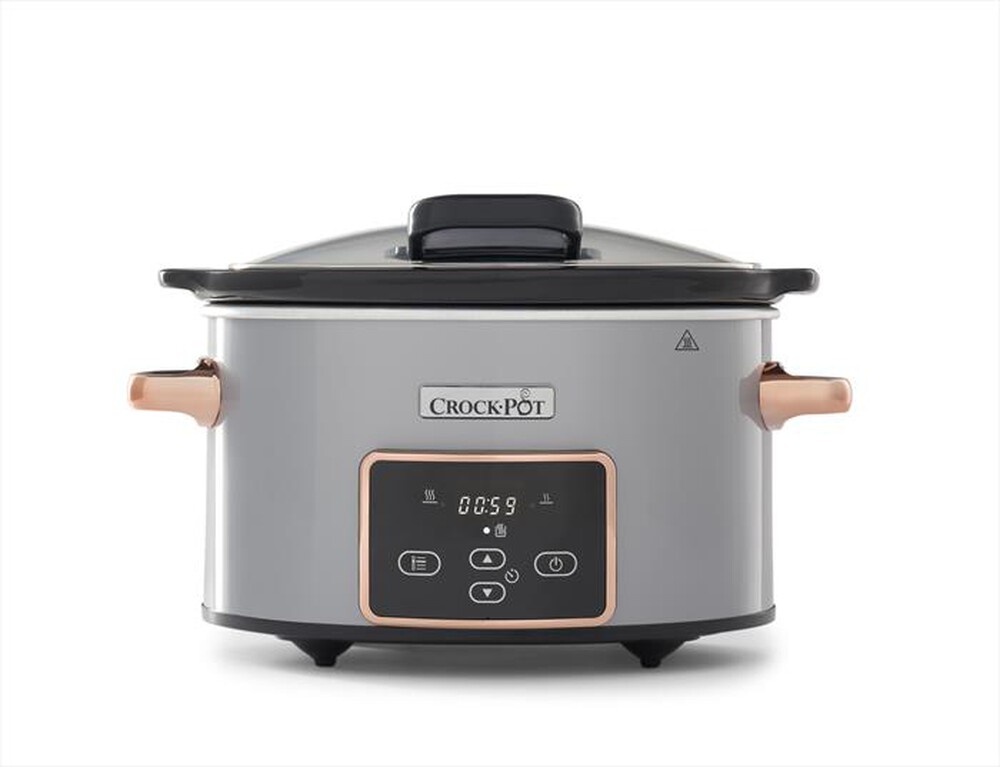 "Crock Pot - SLOW COOKER 3,5 LT DIGITALE-Silver"
