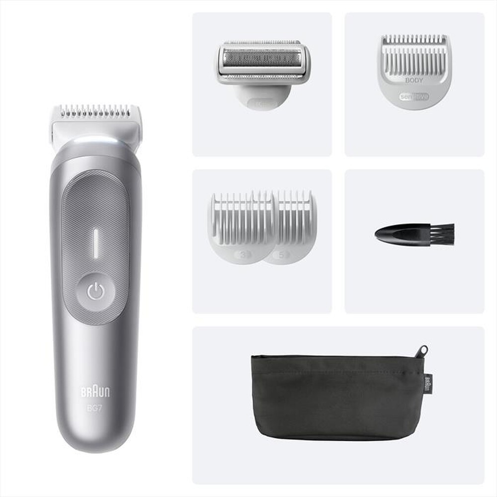"BRAUN - Rasoio BG 7550-GRIGIO"