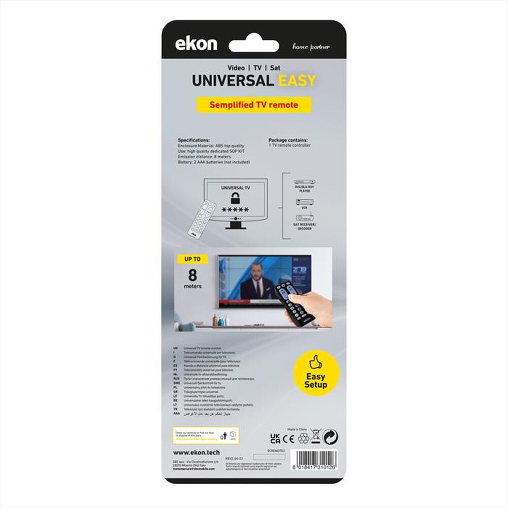 Immagine del prodotto SBS - ECREMOTE2