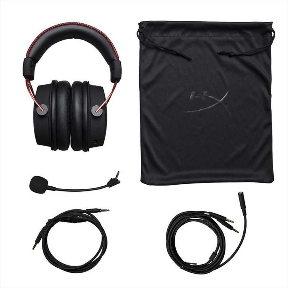 Immagine del prodotto HYPERX - Cuffia PC CLOUD ALPHA-Nero e Rosso