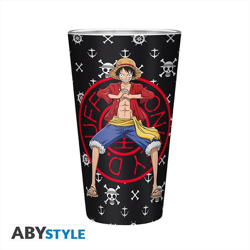 "BIG BEN - ONE PIECE - Bicchiere Large 400ml Luffy-multicolore"