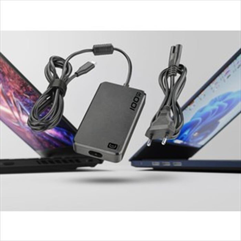 Immagine del prodotto CELLULARLINE - Caricabatterie GaN+ 100W USB-C con cavo integrato-Bianco