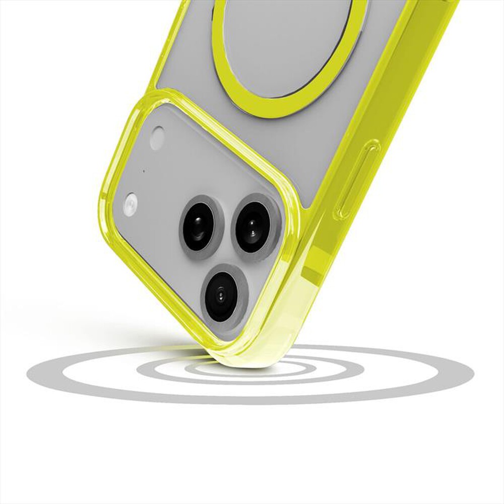 Immagine del prodotto CELLULARLINE - Custodia ICONIC MAG per IPHONE 17 PRO-Lime, Trasparente