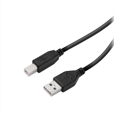 SBS - USB 2.0 comp.connection cable,plug A-plug B,3m-Nero