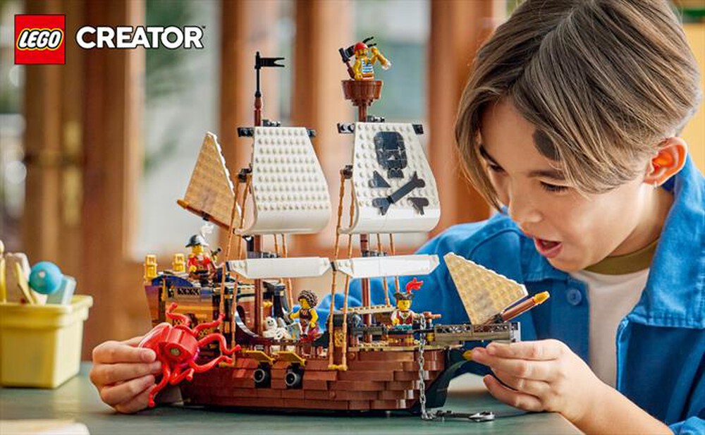 Immagine del prodotto LEGO - CREATORE 3IN1 Iconica nave da pirata - 31387