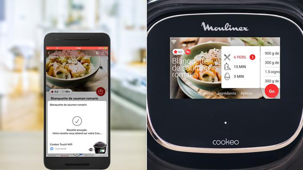 "MOULINEX - Cookeo Touch Wi Fi CE9028-Nero"