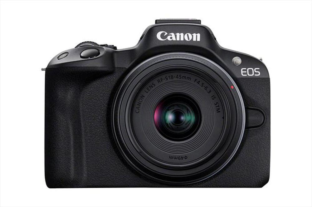 "CANON - Fotocamera EOS R50 BK + RF-S 18-45MM IS STM-Black"