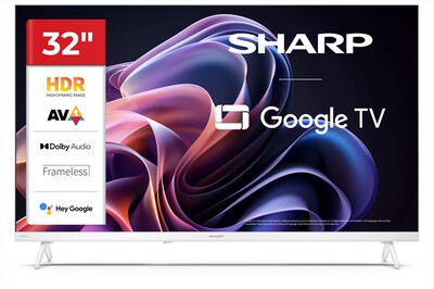SHARP - Smart TV 32" LED HD Ready 32HF2765EW-Bianco