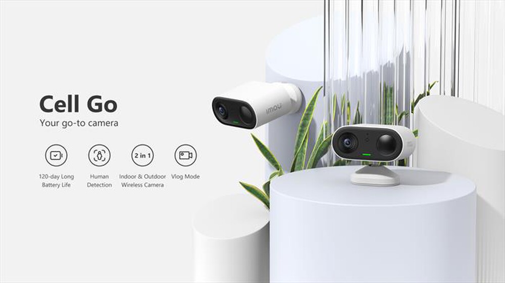 Immagine del prodotto IMOU - Telecamera da interno/esterno CELL GO-BIANCO
