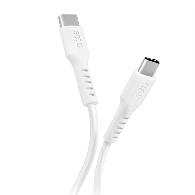 SBS - Cavo USB-C a USB-C TECABLETCC10W-Bianco