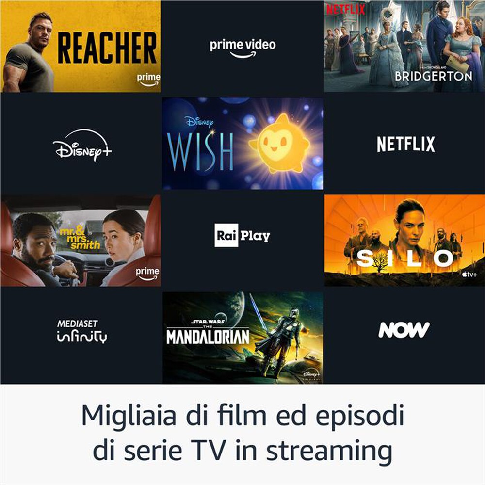 "AMAZON - NUOVO FIRE TV STICK 4K (2024)-Nero"