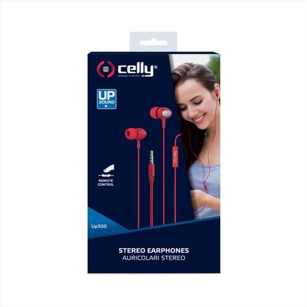 "CELLY - UP500RD-Rosso/Plastica"