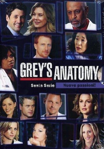 WALT DISNEY - Grey's Anatomy - Stagione 06 (6 Dvd)