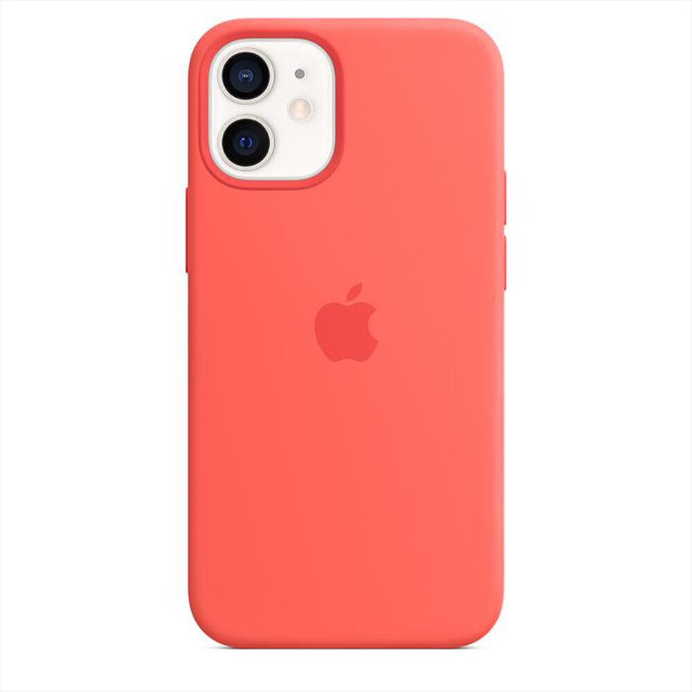"APPLE - Custodia MagSafe in silicone per iPhone 12 Mini-Rosarancio"