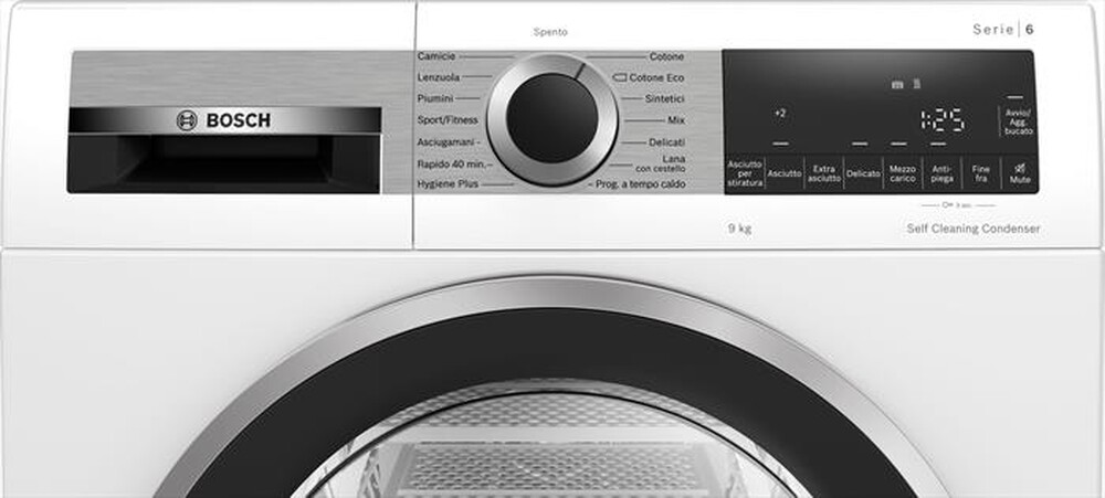 Immagine del prodotto BOSCH - Asciugatrice Serie 6 WQG245D0IT 9Kg Classe C-Bianco