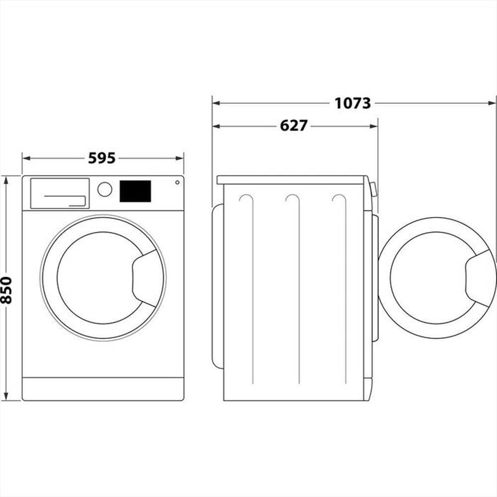 Immagine del prodotto WHIRLPOOL - Lavatrice FFB 848 BSV IT 8 Kg Classe A-Bianco
