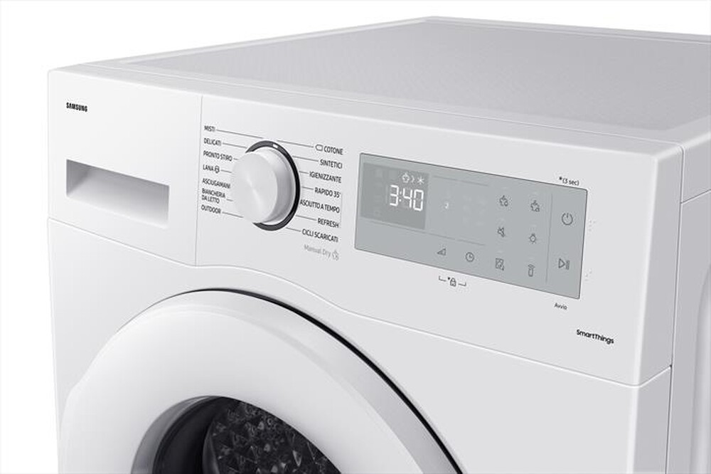 "SAMSUNG - Asciugatrice DV90CGC2A0THET 9 Kg Classe A+++-bianco"
