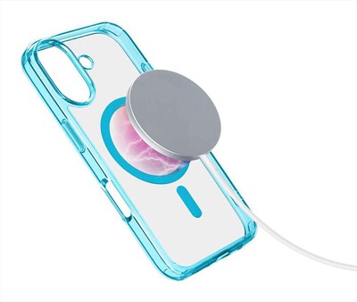 CELLULARLINE - Cover case ICONIC MAG per iPhone 16-Blue
