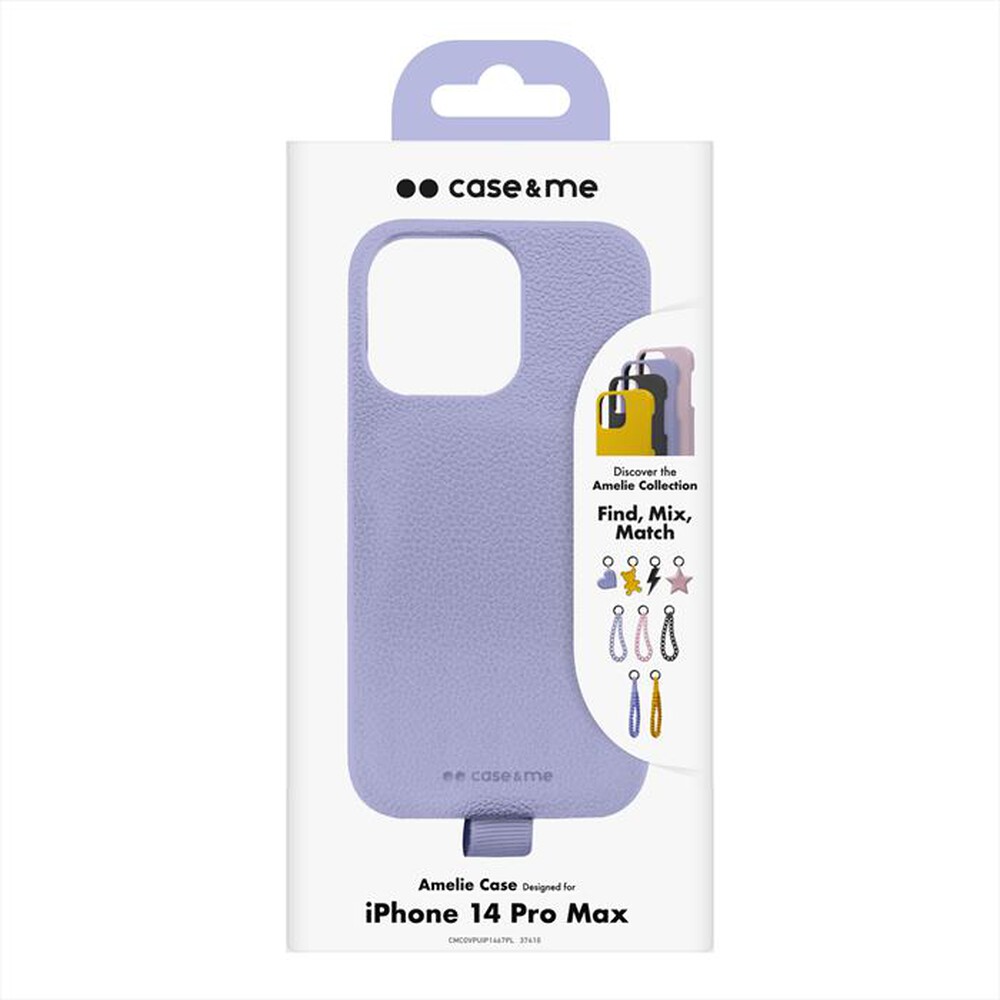 "CASEME - Cover ecoleather CMCOVPUIP1467PL iPhone 14 Pro Max-Lavanda"