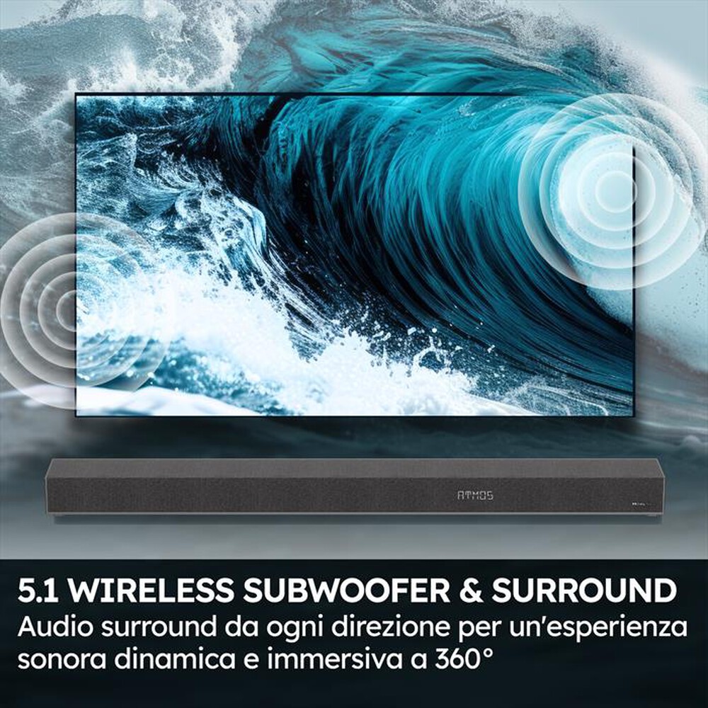 Immagine del prodotto HAIER - HSD512S6 5.1-Nero, Grigio