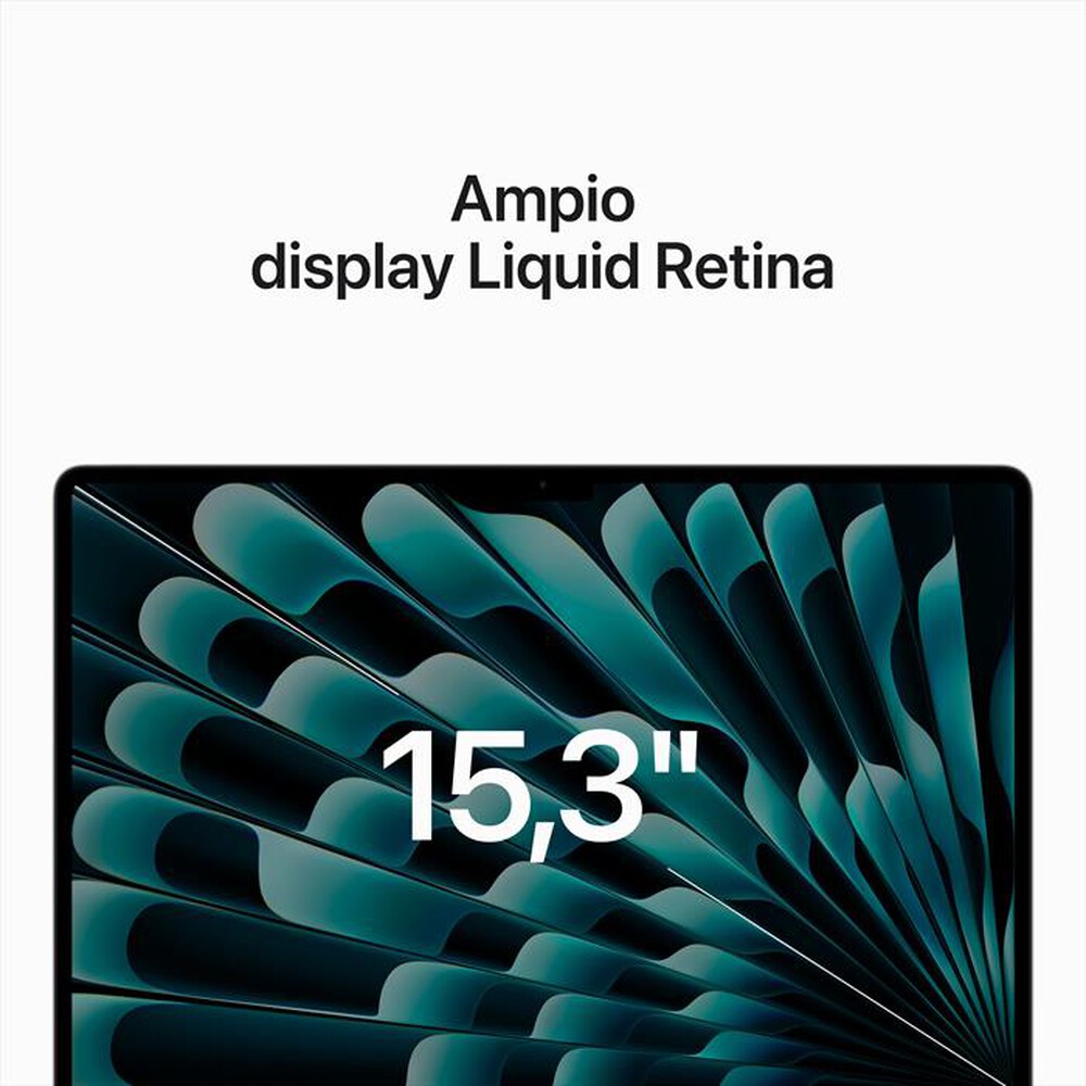 "APPLE - MacBook Air 15\" M2 8-core CPU 10-core GPU 256GB-Argento"