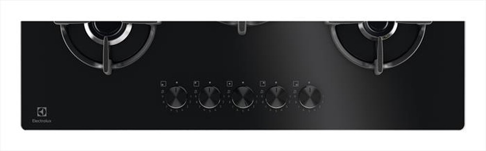 "ELECTROLUX - Piano cottura a gas EGG75372K 0cm-Nero/Gas on glass"