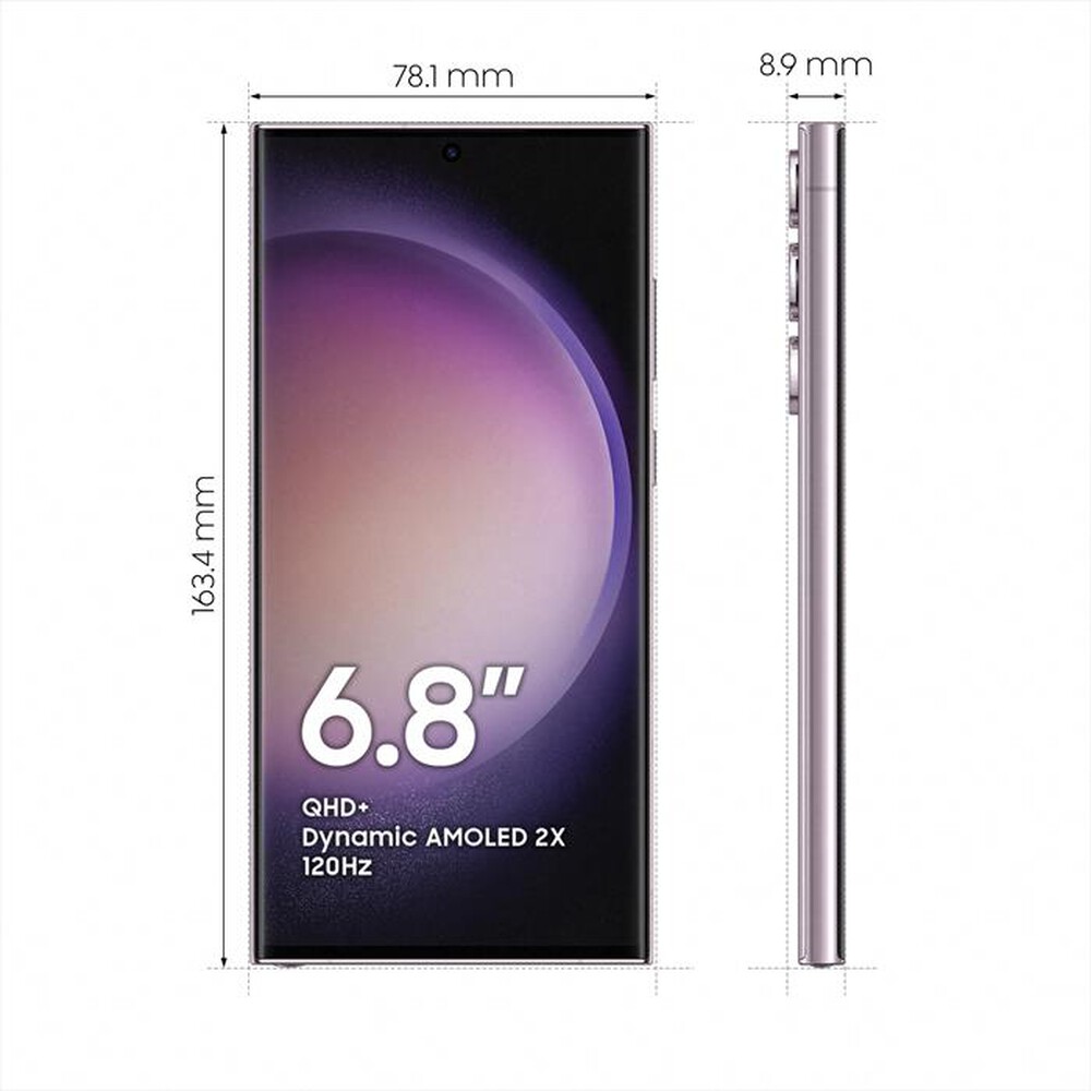 "SAMSUNG - Galaxy S23 Ultra 12+512GB-Lavender"