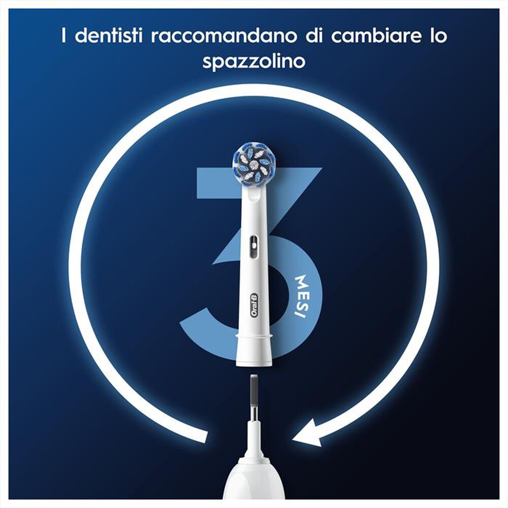 "ORAL-B - TESTINE DI RICAMBIO PRO SENSITIVE CLEAN-Bianco"