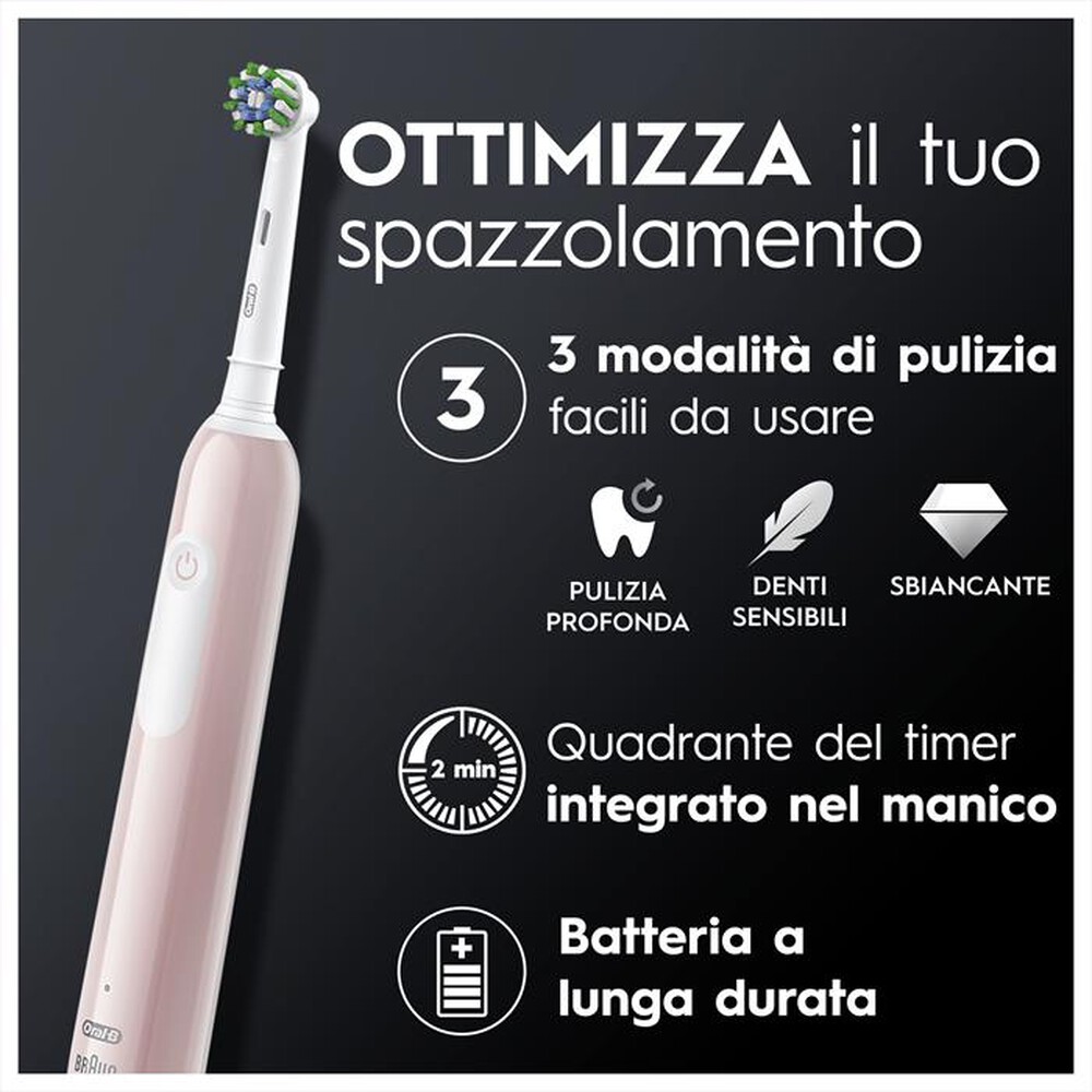 "ORAL-B - Spazzolino elettrico SERIES 1-Rosa"