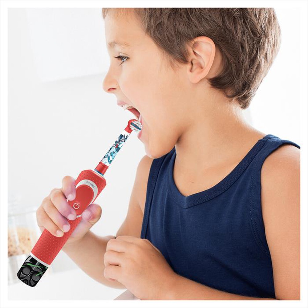 "ORAL-B - Kids Testine Star Wars, 4 Pezzi-Rosso"