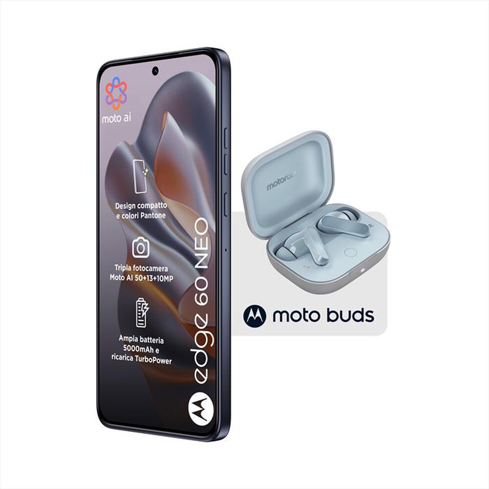 Immagine del prodotto MOTOROLA - Smartphone EDGE 60 NEO + MOTO BUDS-PANTONE Grisaille