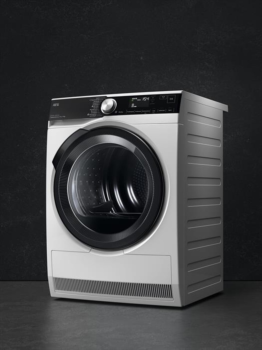 "AEG - Asciugatrice TR9T94ABS 9 kg Classe A+++-Bianco/oblò nero"